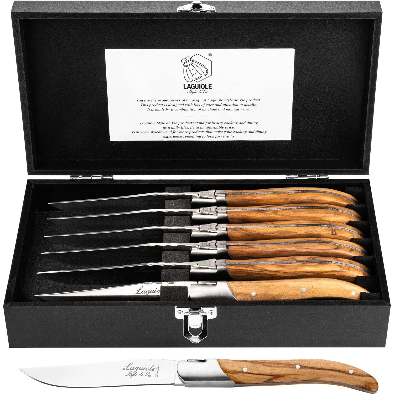 LAGUIOLE LAGUIOLE Luxury Line Steak Knife - Olive