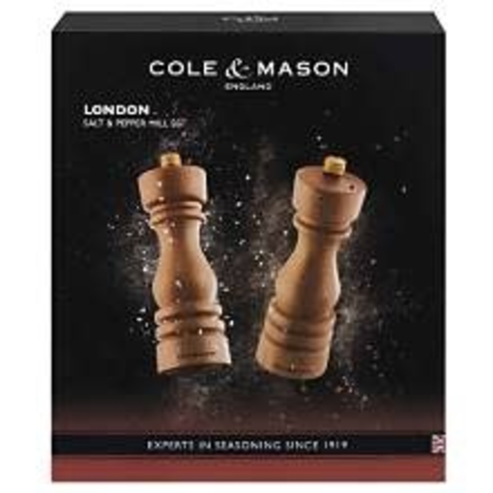 COLE & MASON COLE & MASON London Natural Beech Salt & Pepper Set 8.5"