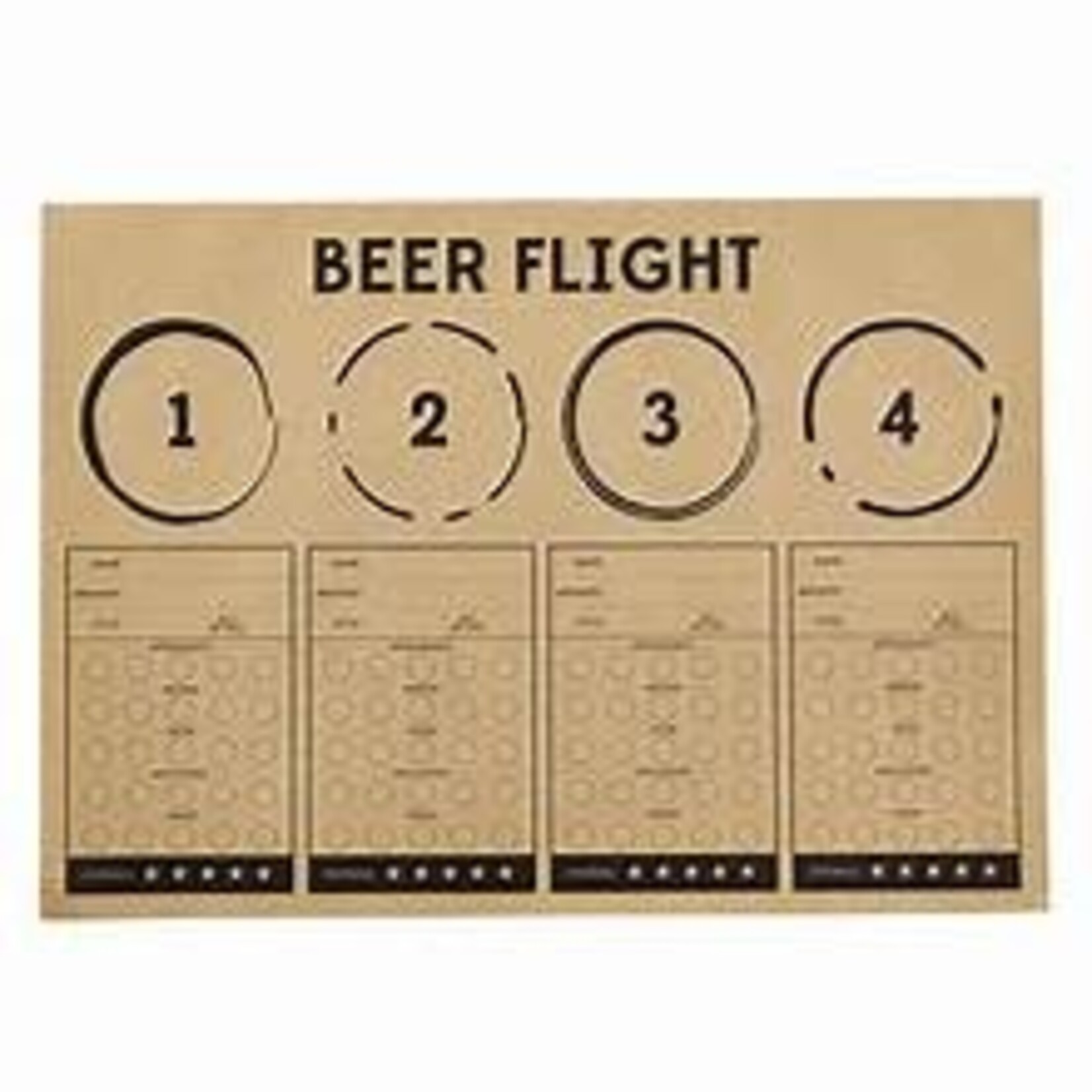 CREATIVE BRANDS CREATIVE BRANDS Beer Flight Placemats