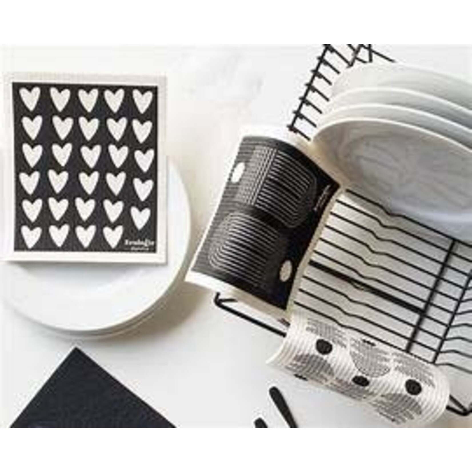 ECOLOGIE ECOLOGIE Swedish Dishcloth - Hearts