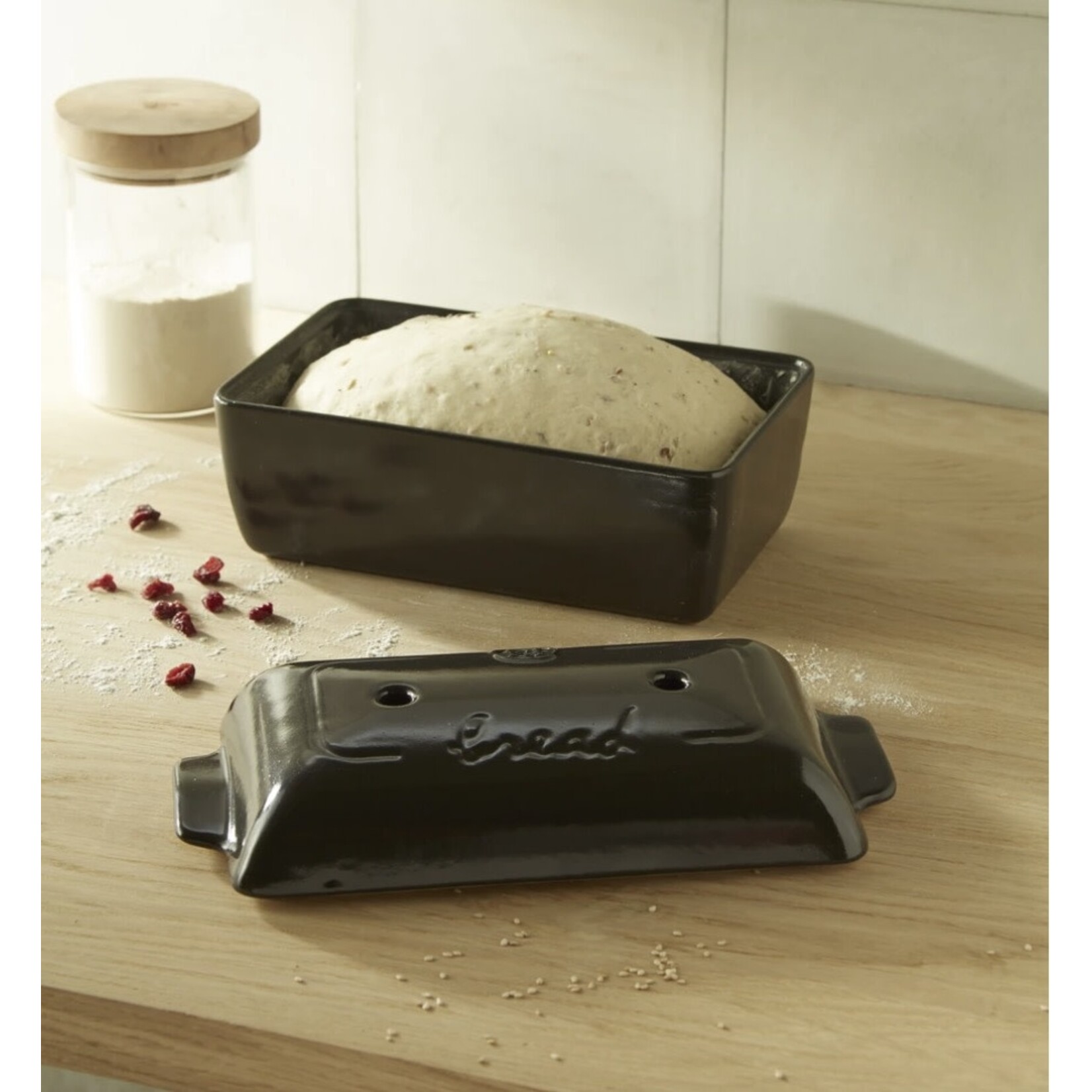 EMILE HENRY EMILE HENRY Bread Loaf Baker 9x6x5'' - Fusain DNR