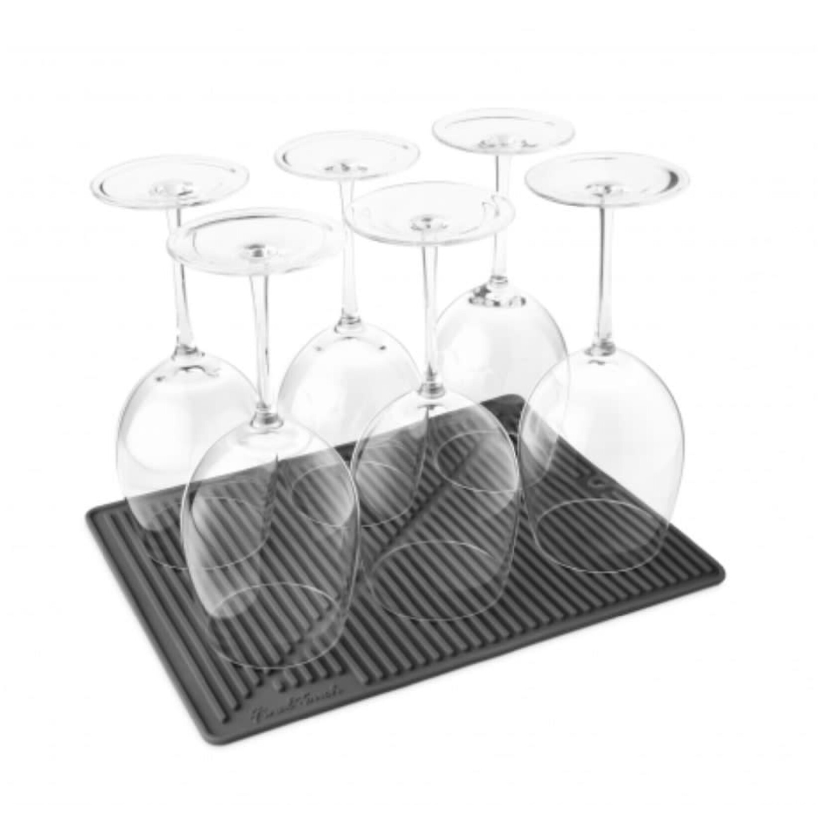 FINAL TOUCH FINAL TOUCH Silicone Glass Drying Mat Large
