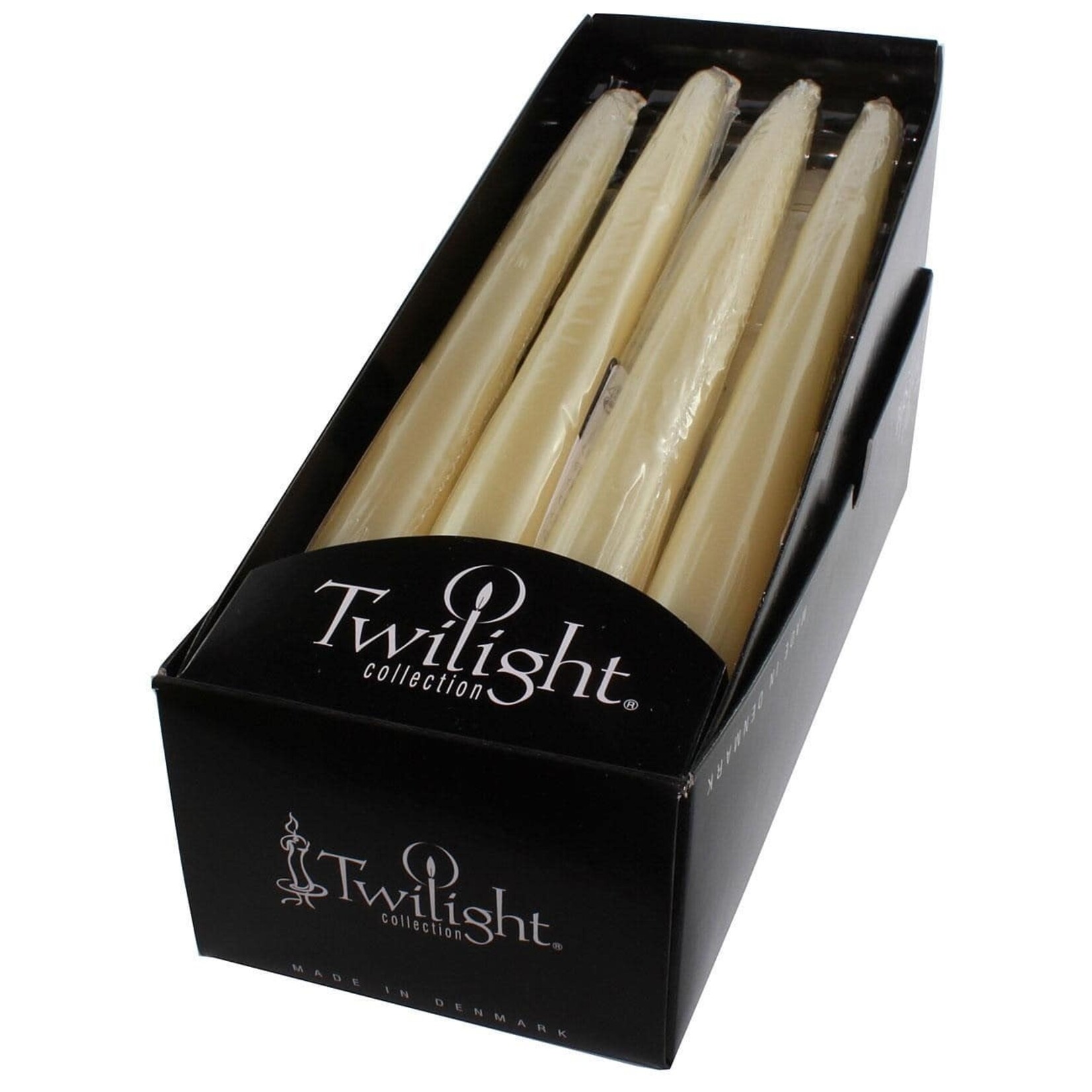 TWILIGHT TWILIGHT Metallic Taper Candle 10" - Champagne