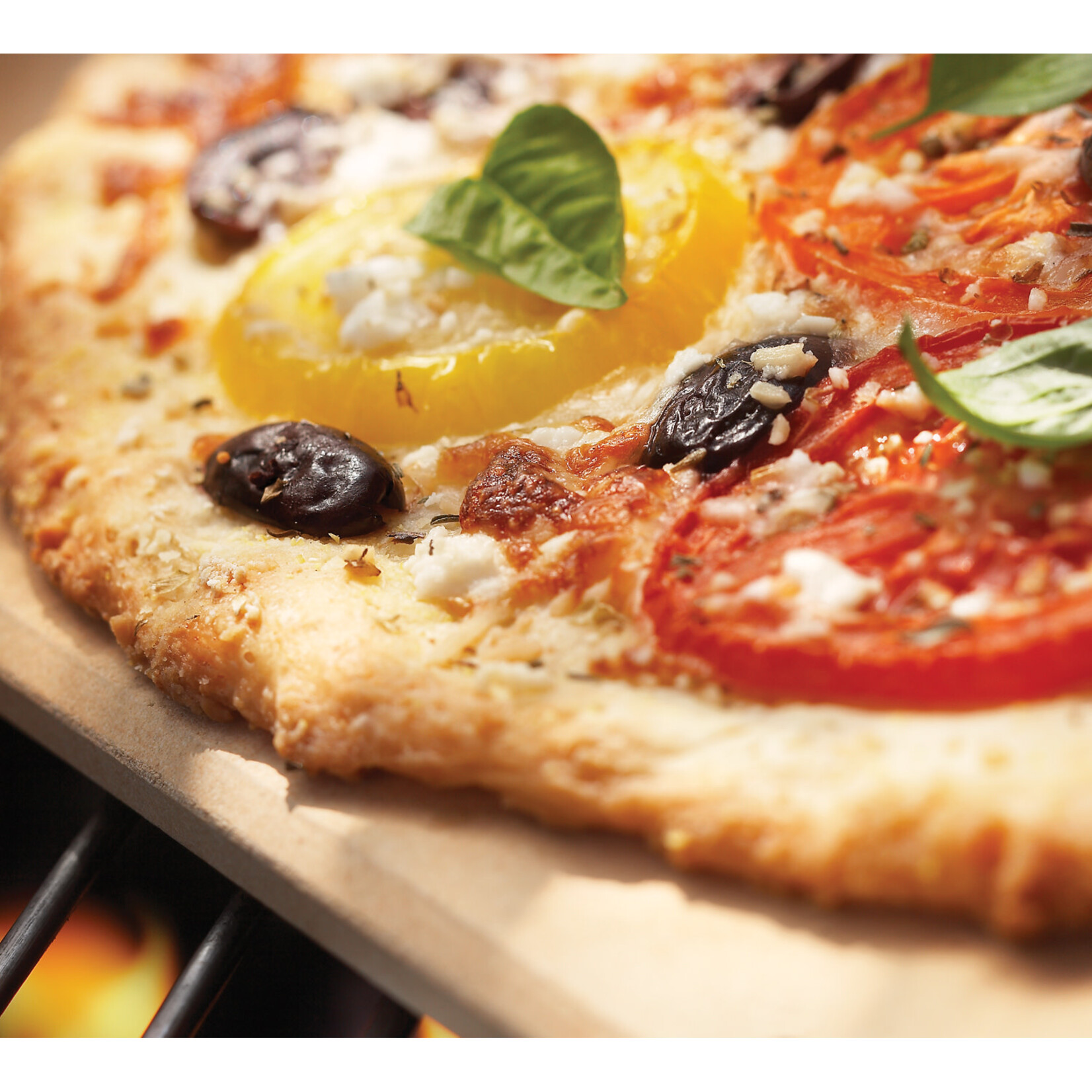 OUTSET OUTSET Rectangular Pizza Grill Stone - 14x16''