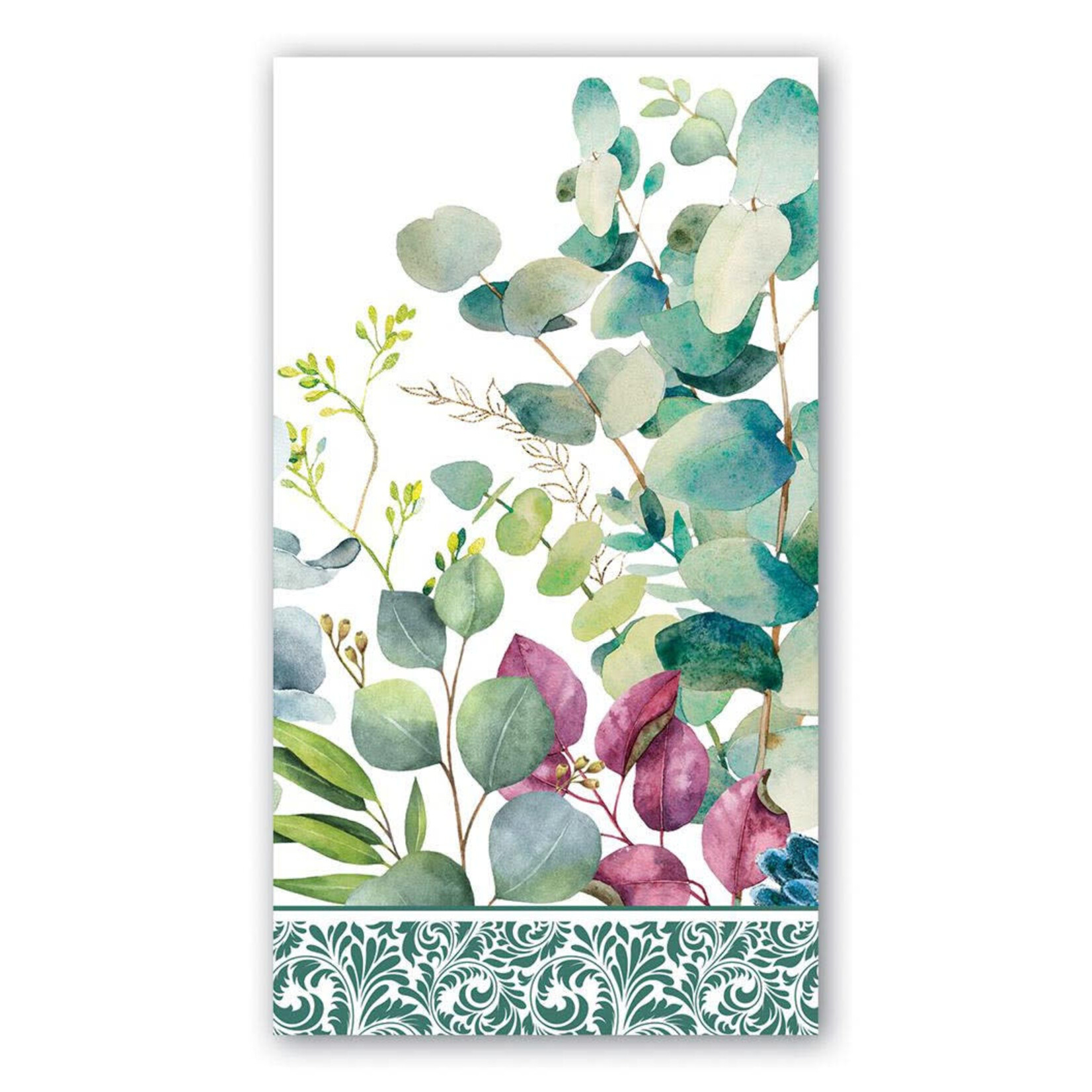 MICHEL DESIGN WORKS MICHEL DESIGN Hostess Napkin - Eucalyptus & Mint