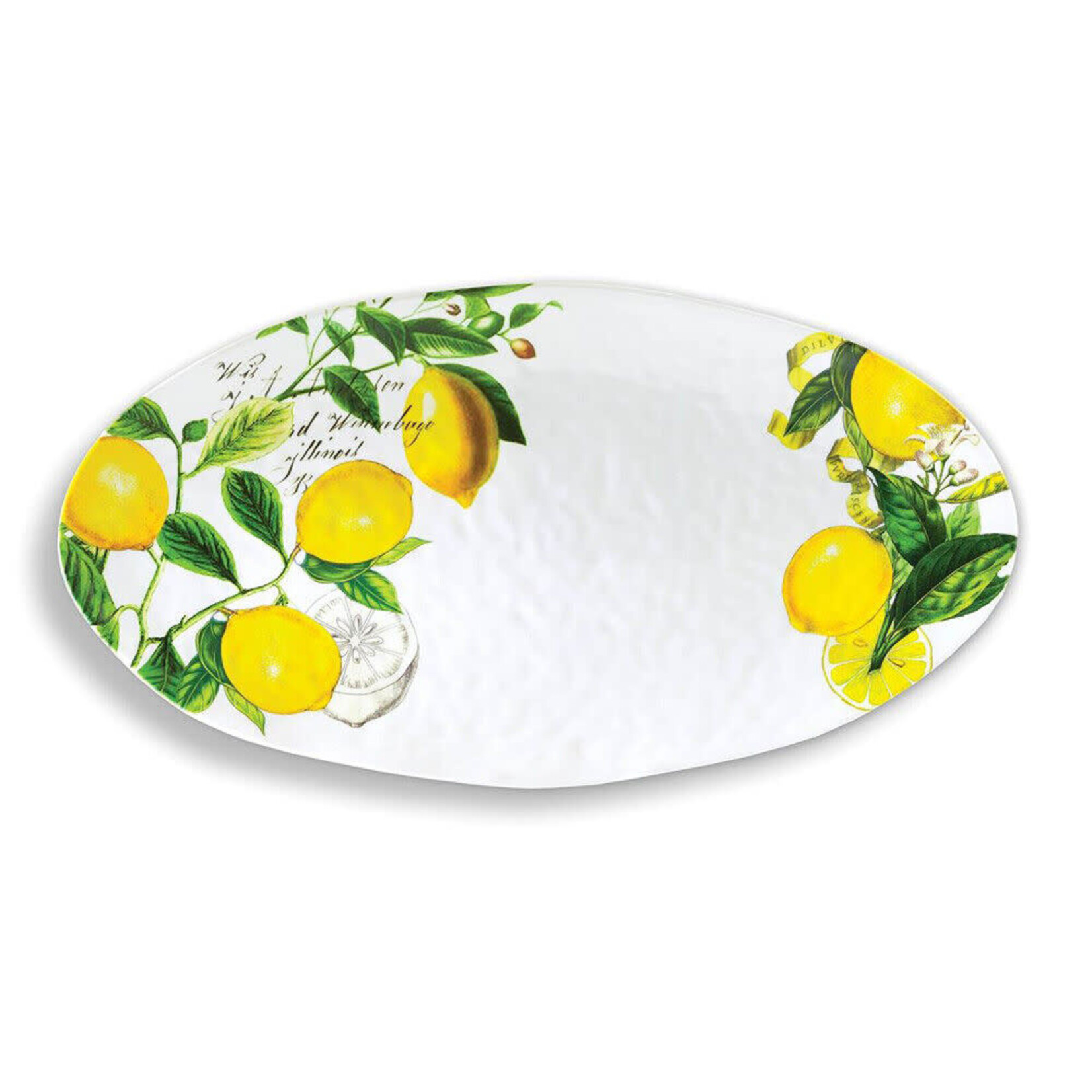 MICHEL DESIGN WORKS MICHEL DESIGN Oval Platter - Lemon Basil DNR