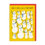 SHADOWBOX SHADOWBOX Jolly Christmas Snowman Greeting Card