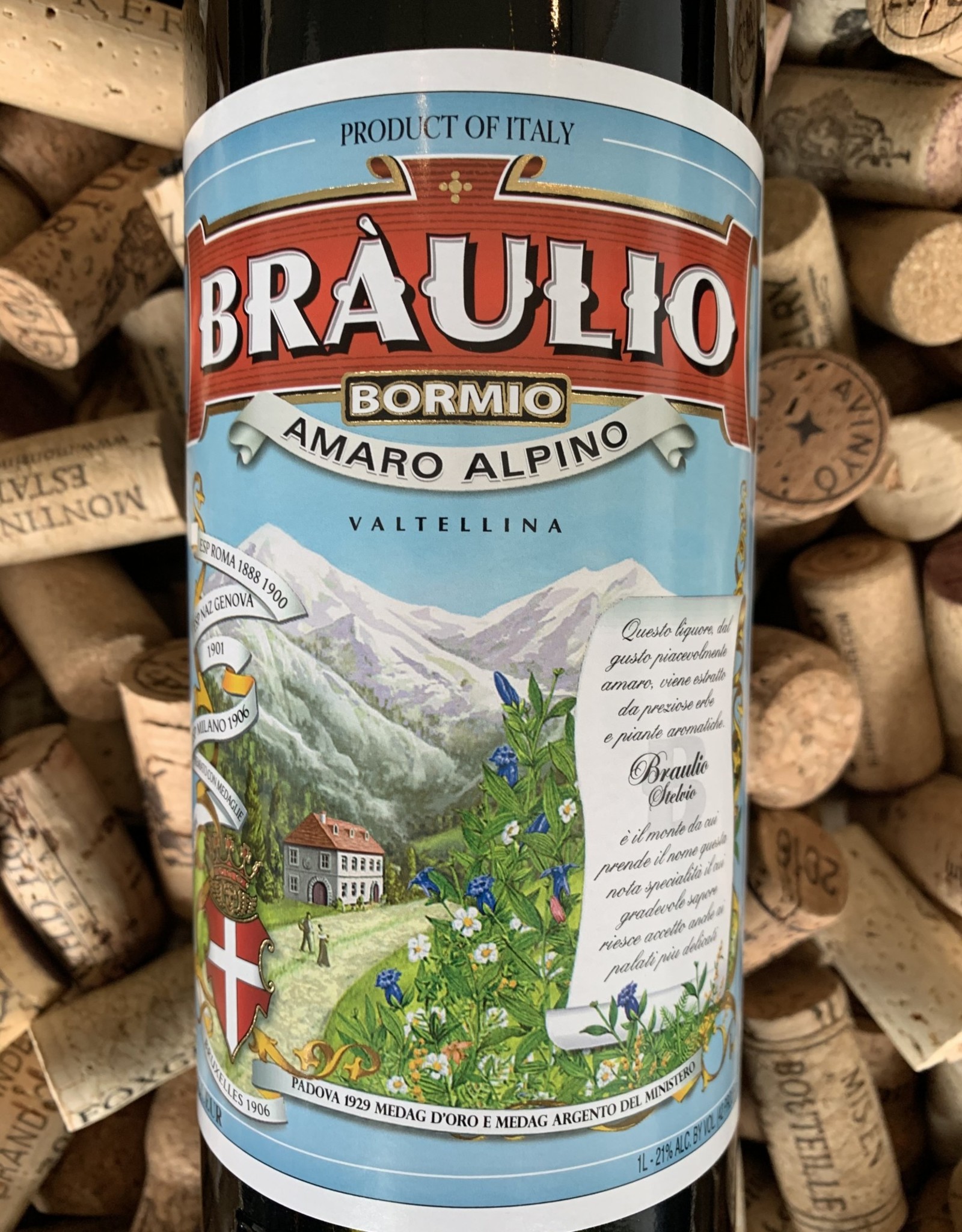 Braulio Braulio Bormio Amaro Alpino  1 Liter