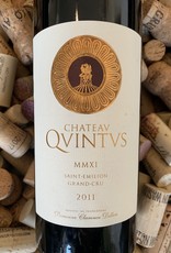 Chateau Quintus 2011 Chateau Quintus MMXI Saint Emilion Grand Cru Bordeaux(50% Merlot, 50%Cab Franc)
