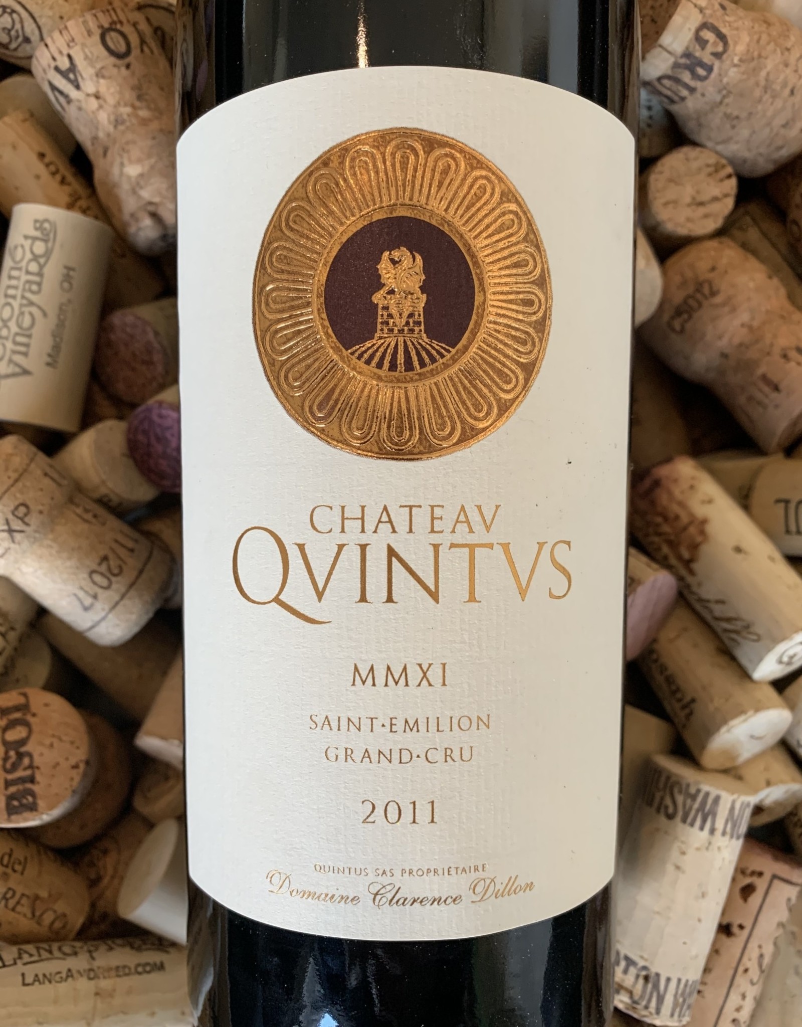 Chateau Quintus 2011 Chateau Quintus MMXI Saint Emilion Grand Cru Bordeaux(50% Merlot, 50%Cab Franc)