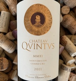Chateau Quintus 2011 Chateau Quintus MMXI Saint Emilion Grand Cru Bordeaux(50% Merlot, 50%Cab Franc)