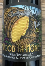 Jackie O's SINGLE Jackie O's Wood Ya Honey Bourbon Barrel Aged Wheat Wine Brewed w/ Honey 12.7oz