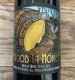 Jackie O's SINGLE Jackie O's Wood Ya Honey Bourbon Barrel Aged Wheat Wine Brewed w/ Honey 12.7oz