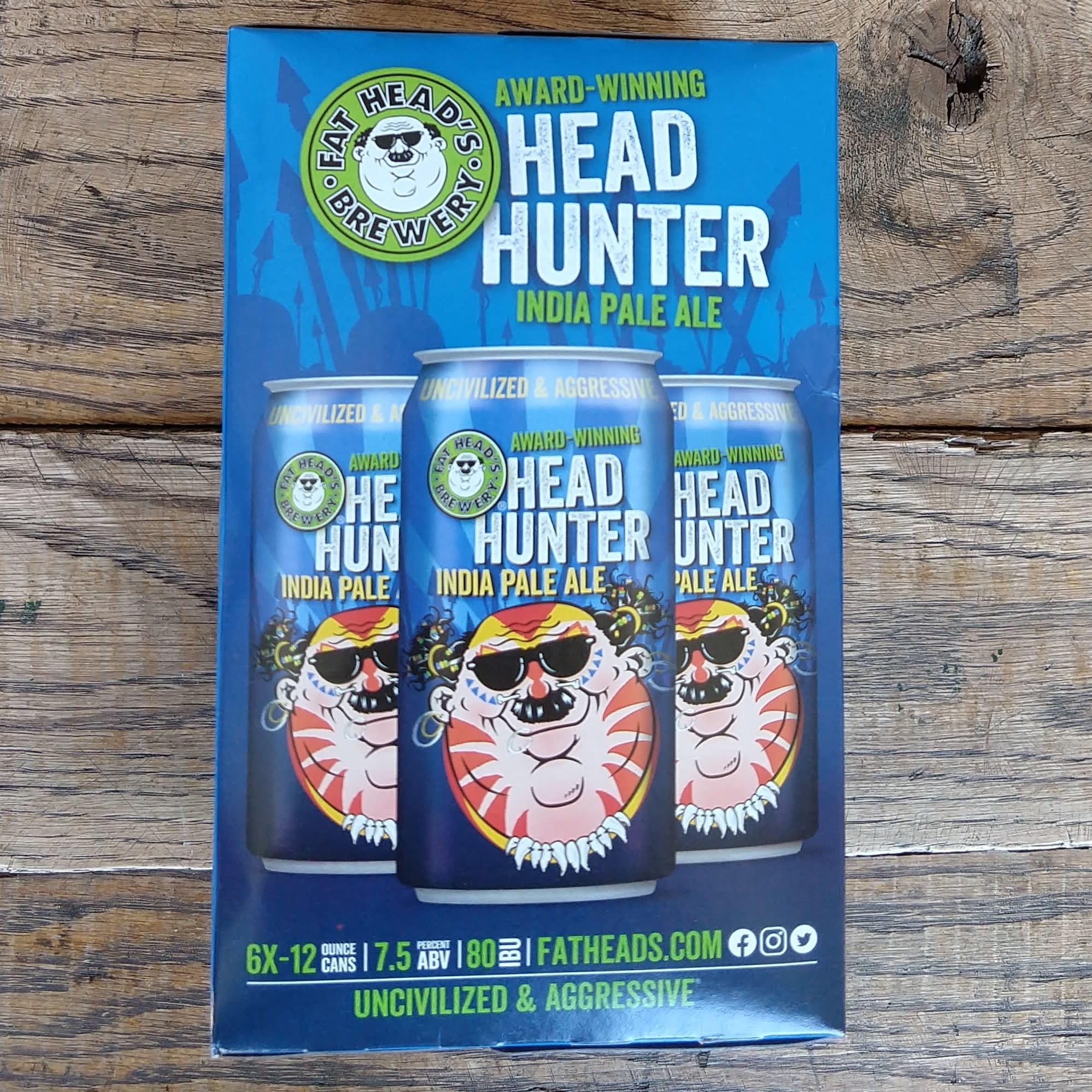 6 PACK Fat Heads Head Hunter IPA The Wine Spot