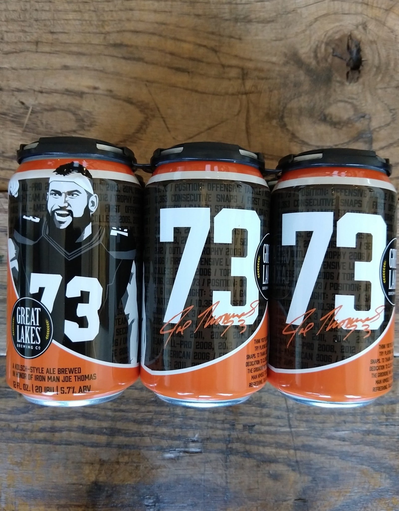 Great Lakes Brewing Co. 6 PACK Great Lakes 73 Joe Thomas Kolsch