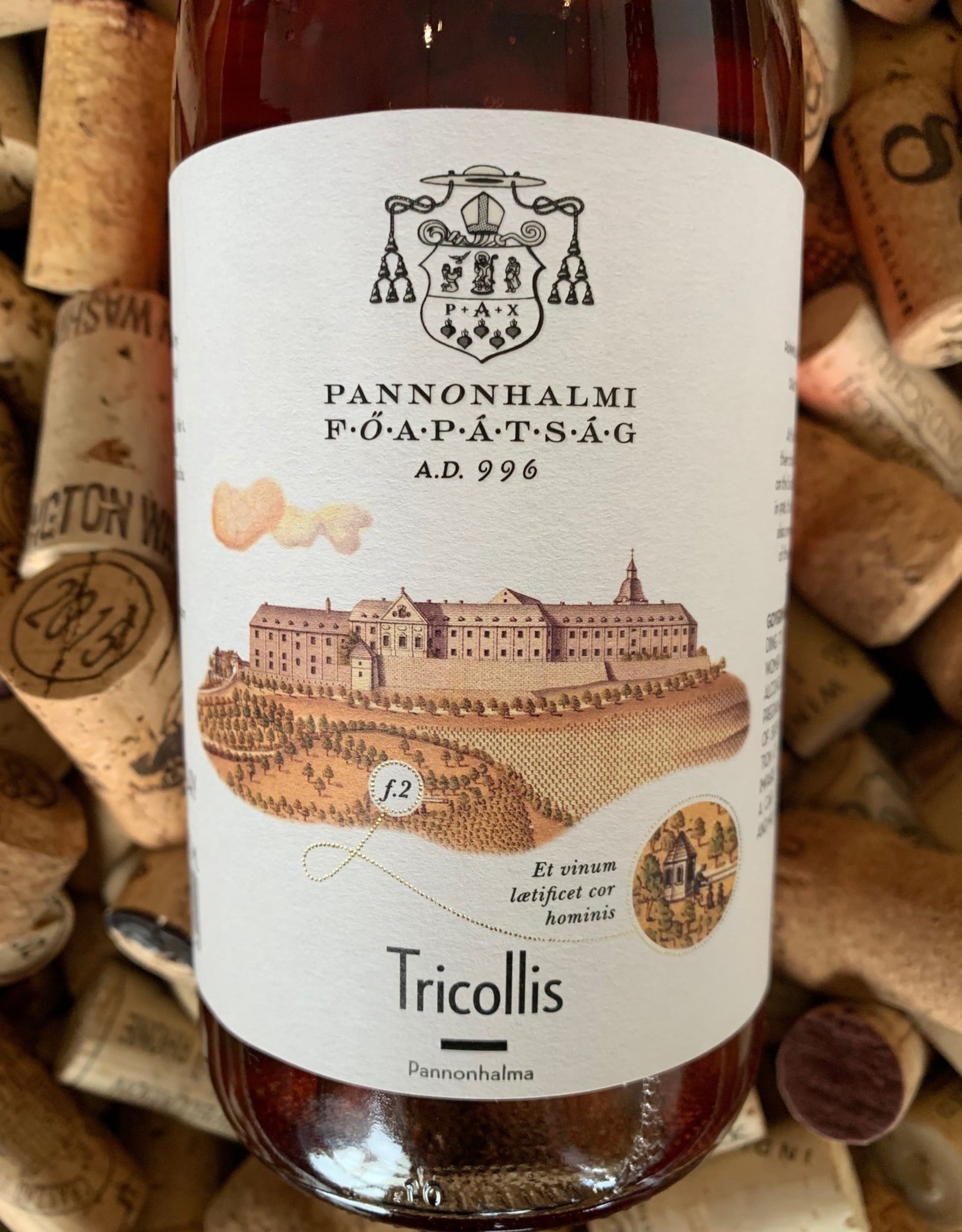 Pannonhalmi Pannonhalmi Foapatsag "Tricollis" Rosé (30% Merlot, 25% Kékfrankos (Blaufränkisch), 25% Pinot Noir & 20% Cabernet Franc),  Hungary