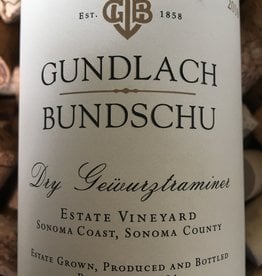 Gundlach Bundshu Gundlach Bundshu Dry Gewurztraminer California