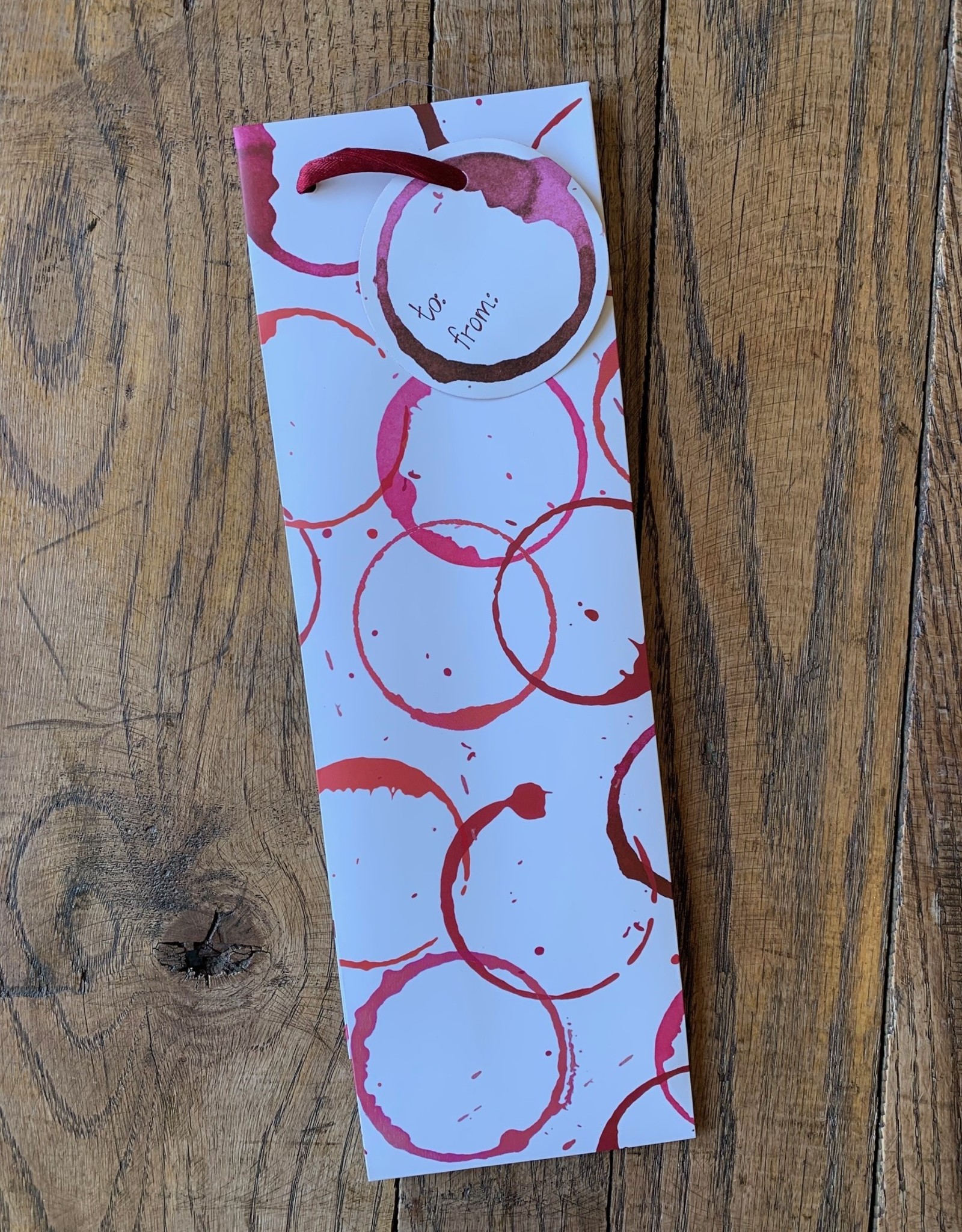 True Fabrications Wine Stained Gift Bag