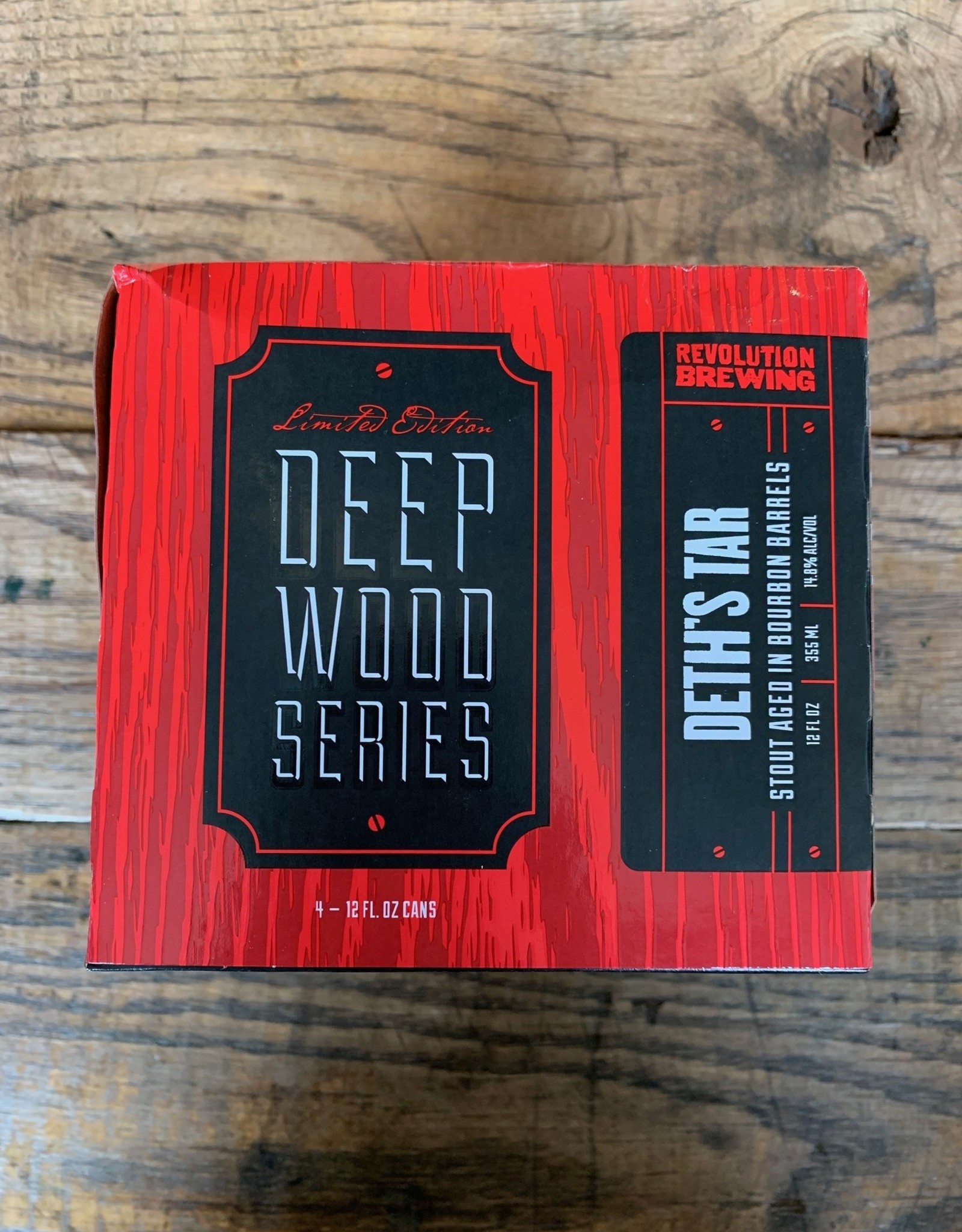 Revolution Brewing 4 PACK Revolution Deth's Tar Barrel Aged Imperial Stout