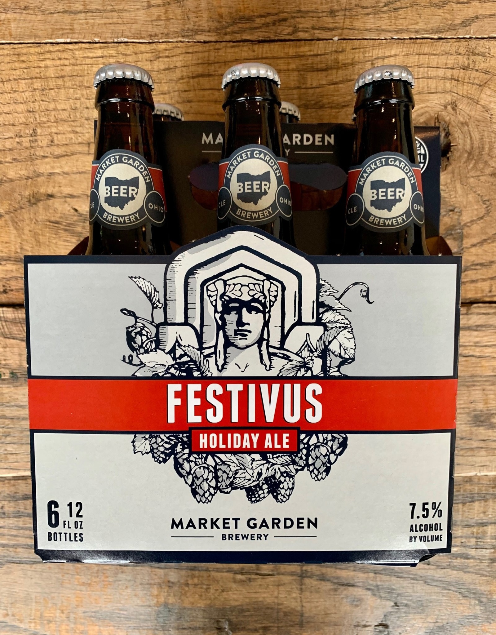 Market Garden Brewery 6 PACK Market Garden Festivus Christmas Ale