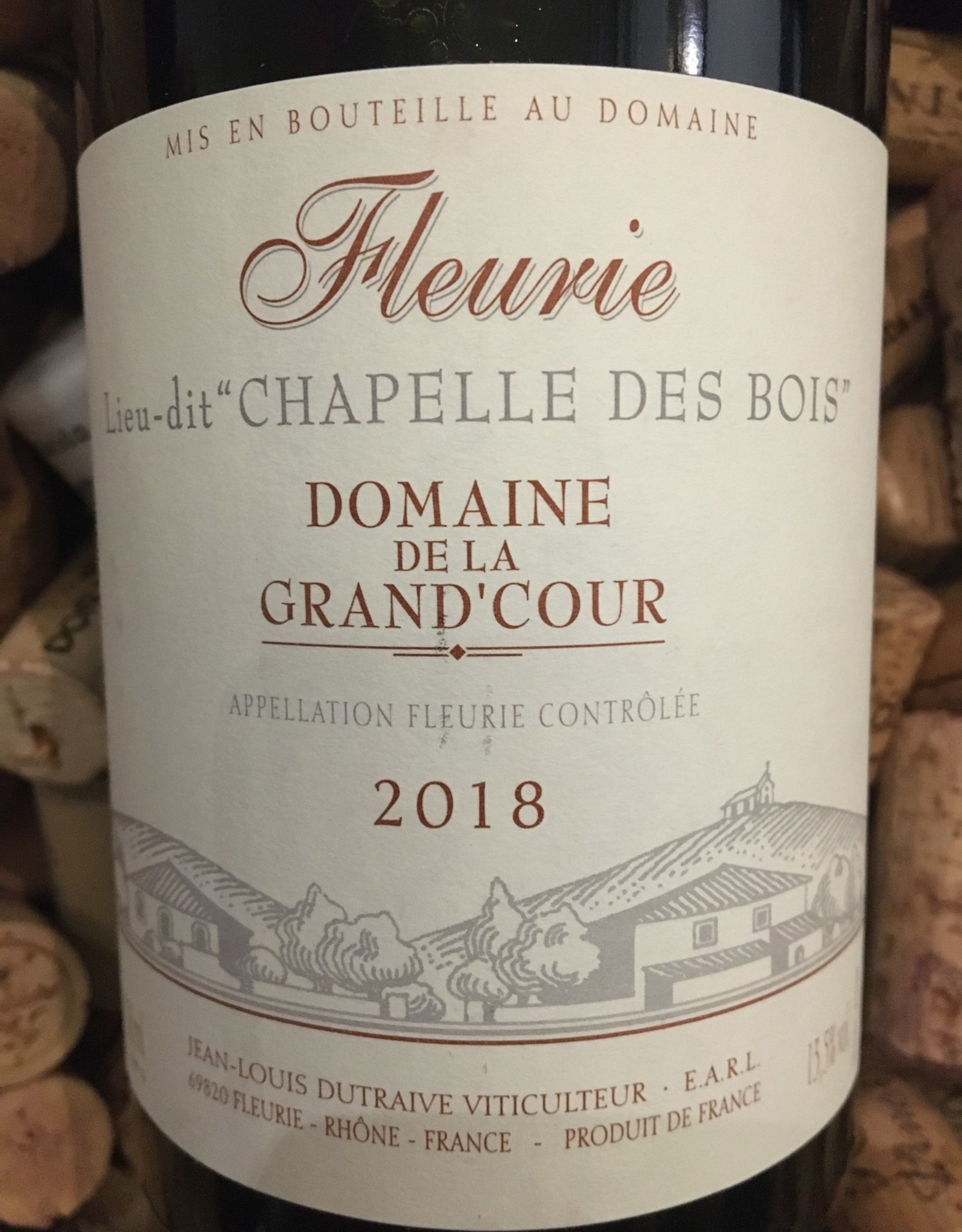 Fleurie Jean-Louise Dutraive Fleurie "Chapelle des Bois" Beaujolais, France