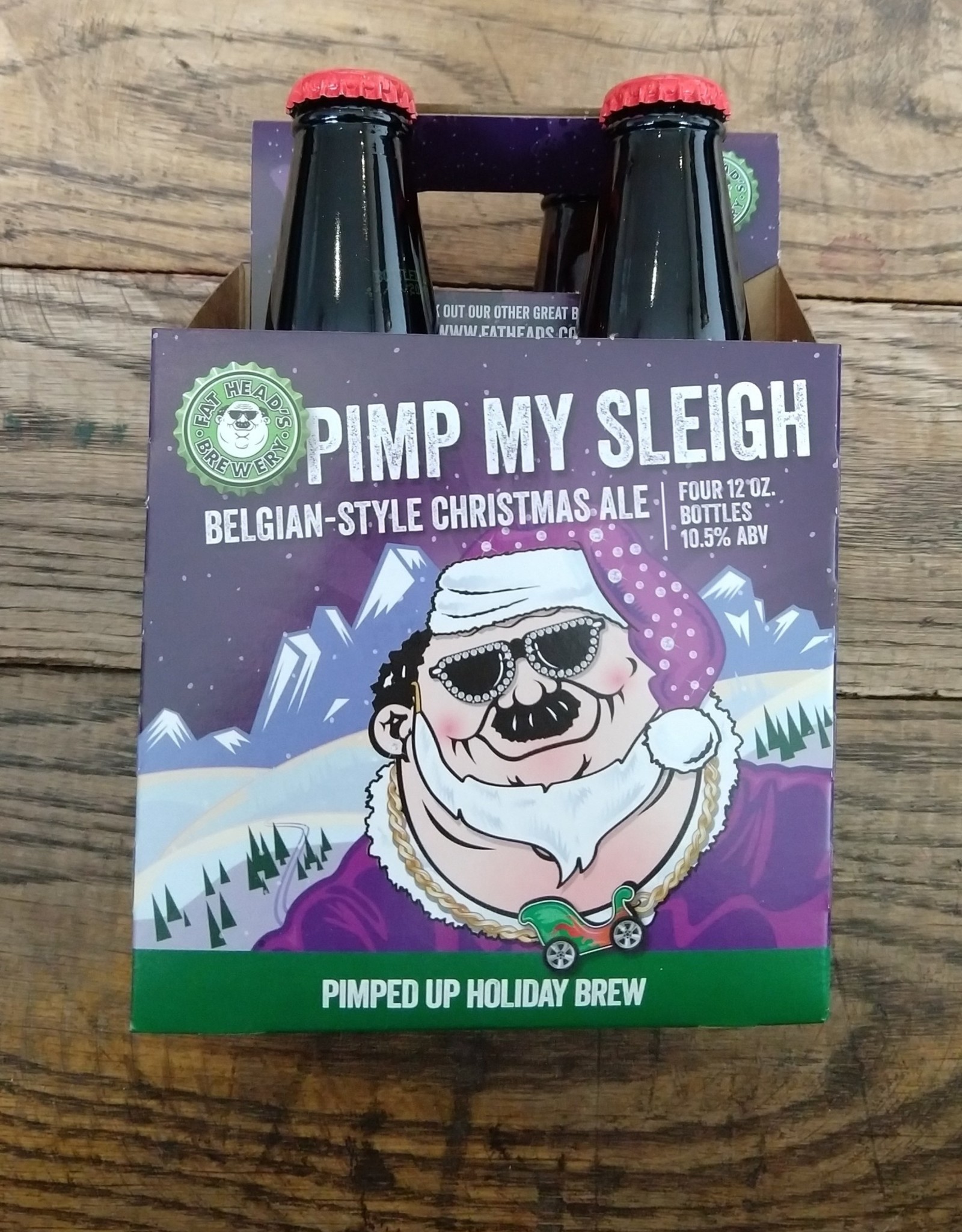 Fat Head's Brewery 4 PACK Fat Heads Pimp My Sleigh Belgian Style Christmas Ale
