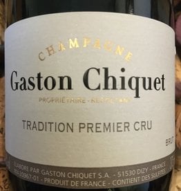 Gaston Chiquet 375 ML Gaston Chiquet "Tradition" Premier Cru Champagne (40% Meunier, 35% Chardonnay, 25% Pinot Noir), France Gaston Chiquet 375 ML Gaston Chiquet "Tradition" Premier Cru Champagne (40% Meunier, 35% Chardonnay, 25% Pinot Noir), France