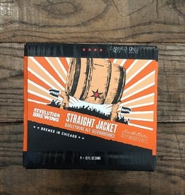 Revolution Brewing 4 PACK Revolution Brewing Straight Jacket Bourbon Barrel Aged Barleywine