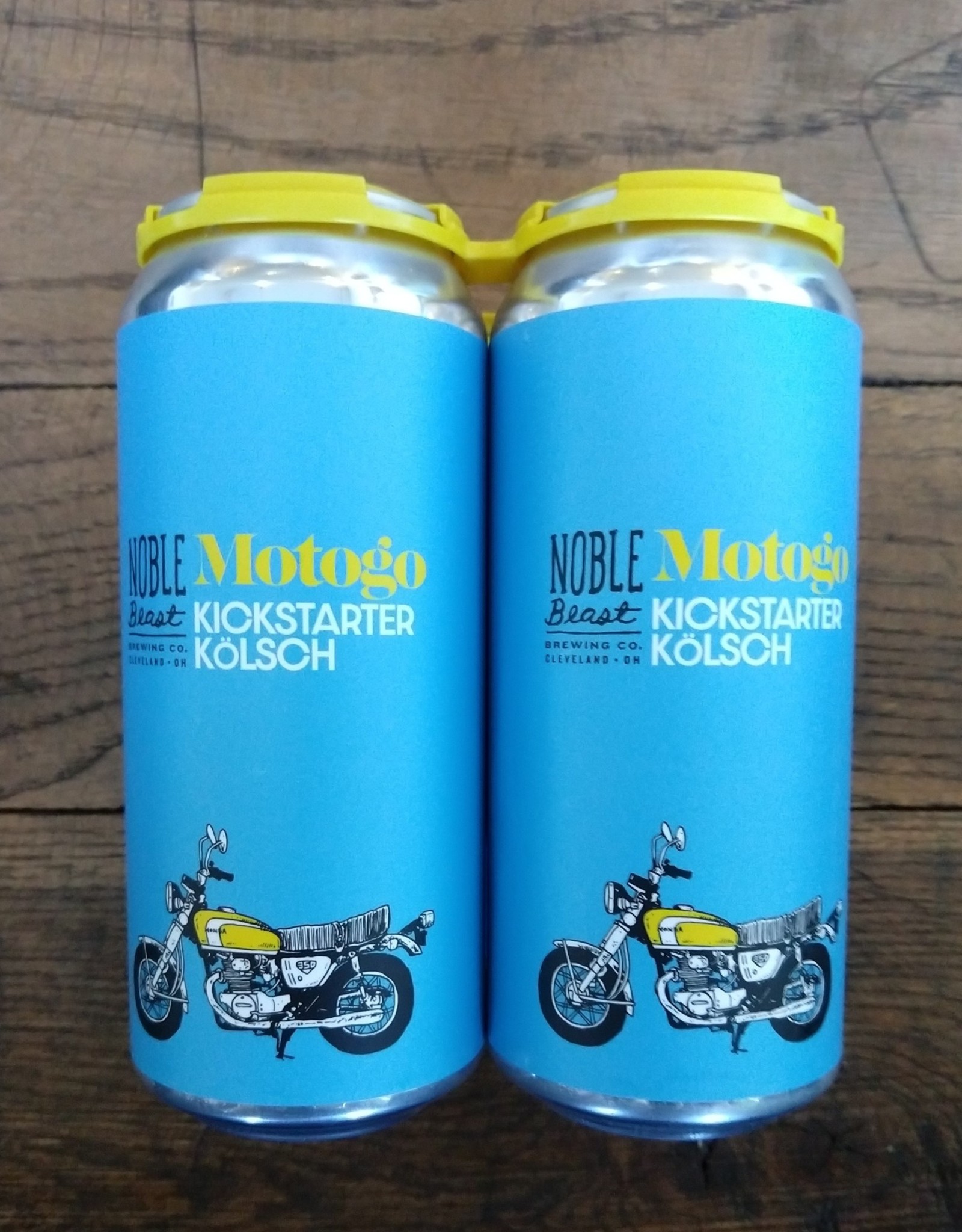 Noble Beast Brewing Co. 4 PACK Noble Beast Motogo Kickstarter Kolsch