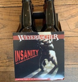 4 PACK Weyerbacher Insanity Bourbon Barrel Aged Barleywine