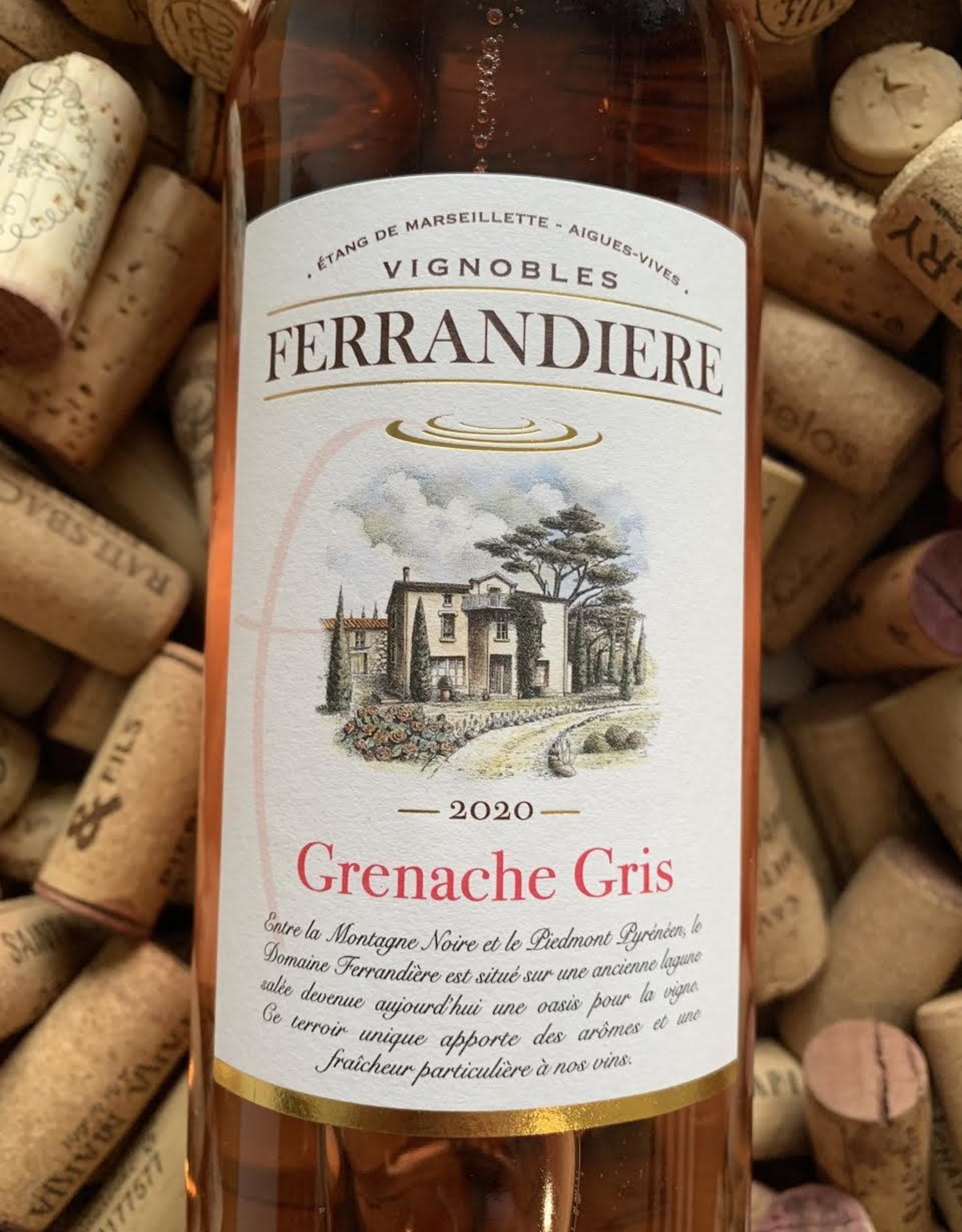 Domaine la Ferrandiere,	Grenache Gris Rosé, France