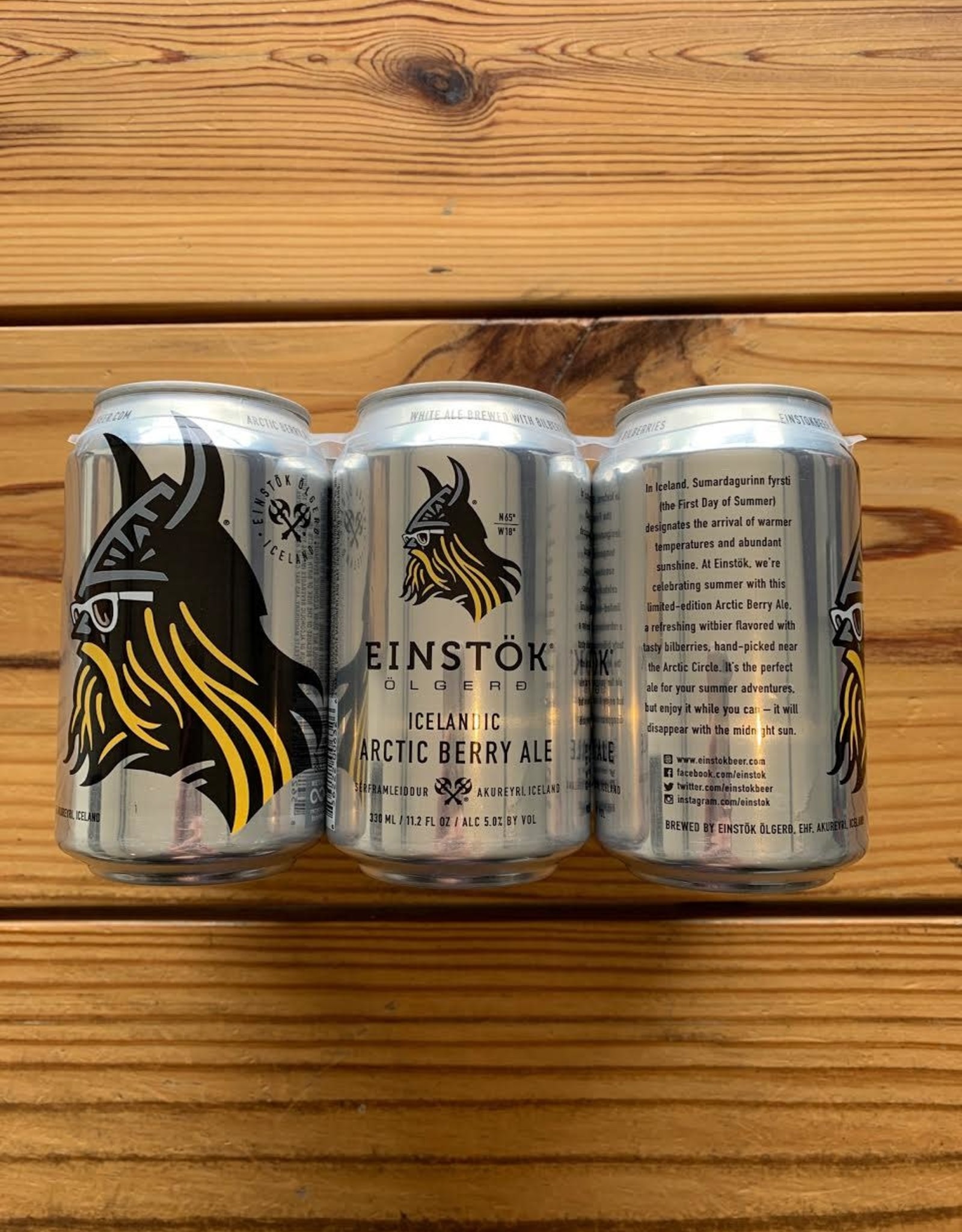 Einstök Beer Co. 6 PACK Einstok Arctic Berry Witbier