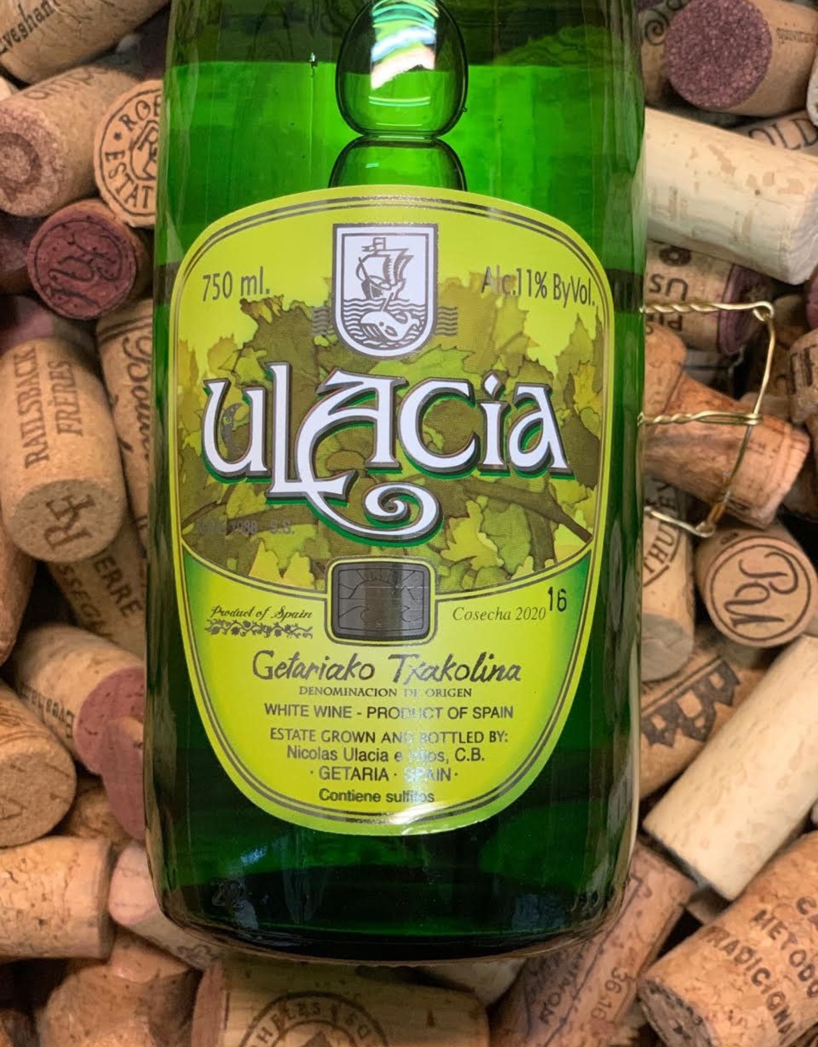 Ulacia Blanco Txakoli Getariako Txakolina, Spain