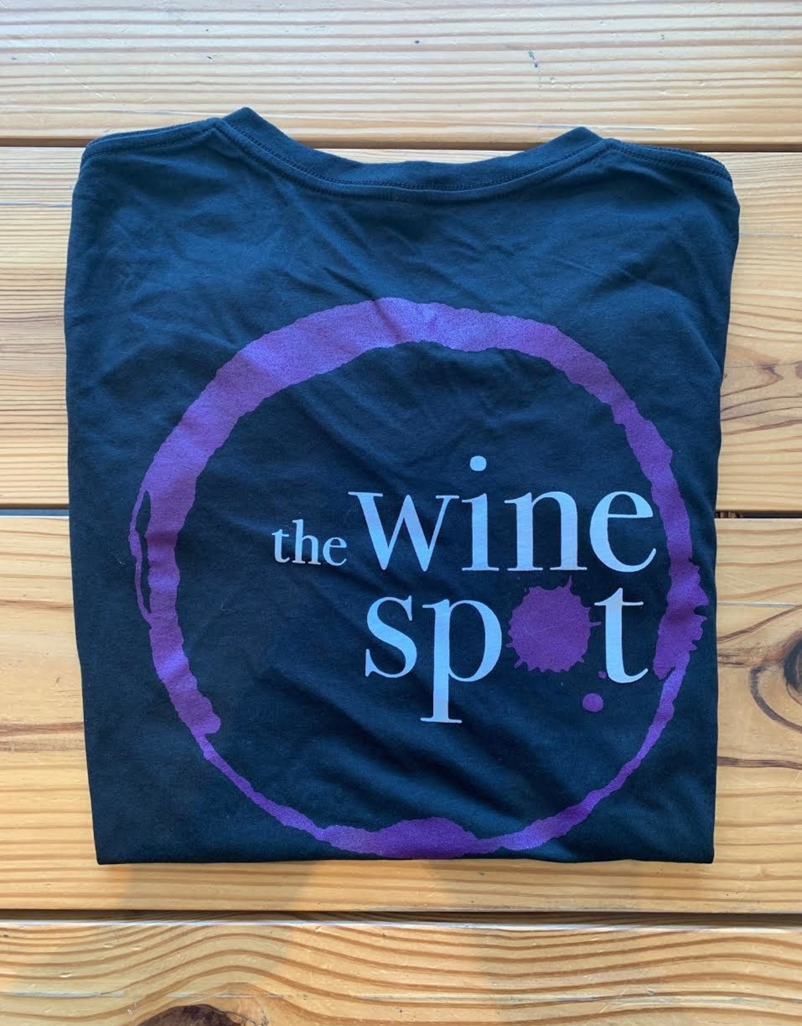 The Wine Spot The Wine Spot Black Womens Tee