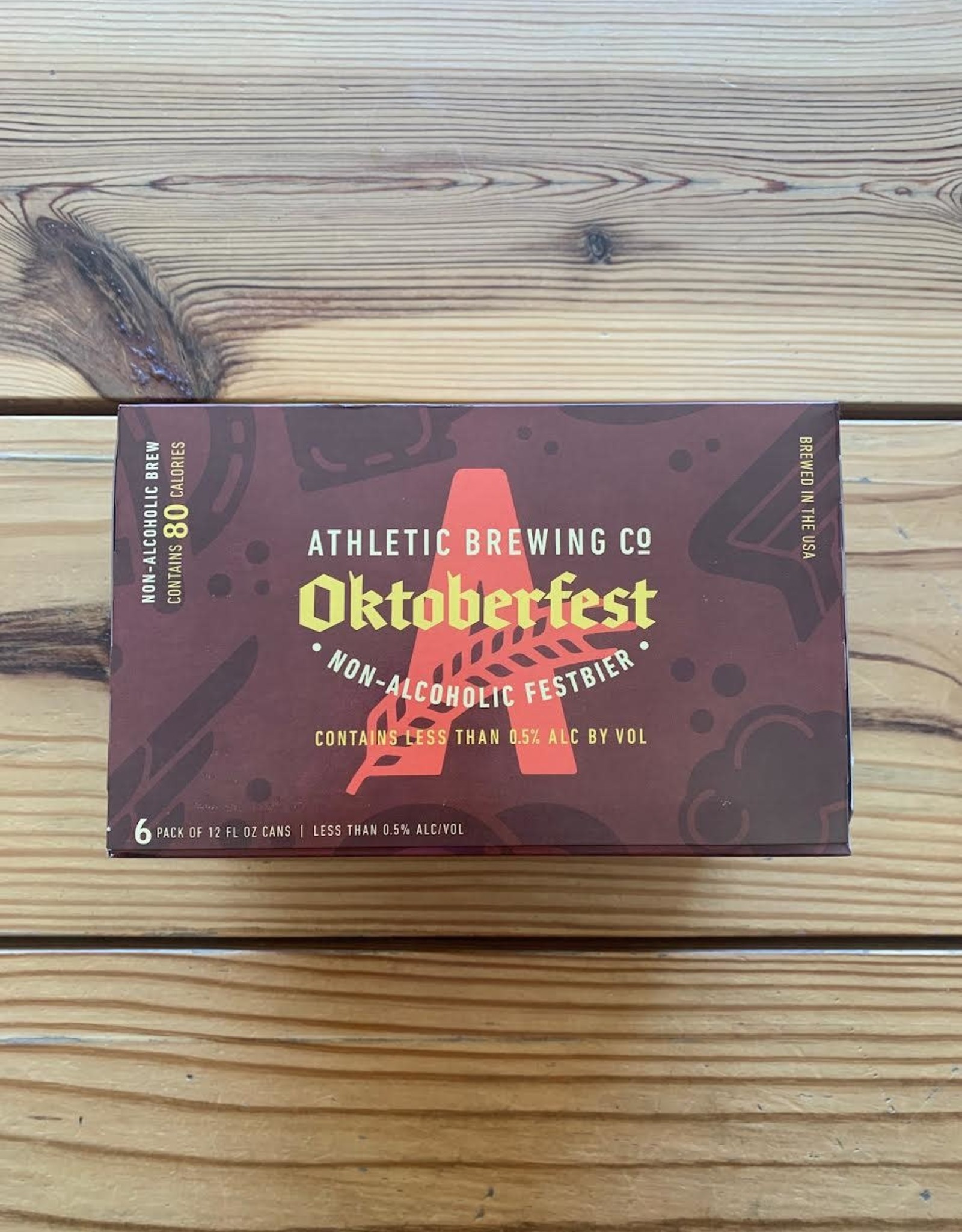 Athletic Brewing Company 6 PACK Athletic Oktoberfest Non-Alcoholic Festbier