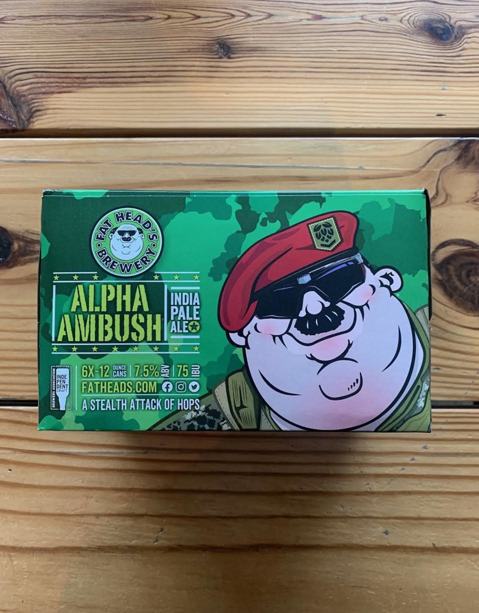Fat Head's Brewery 6 PACK Fat Heads Alpha Ambush IPA
