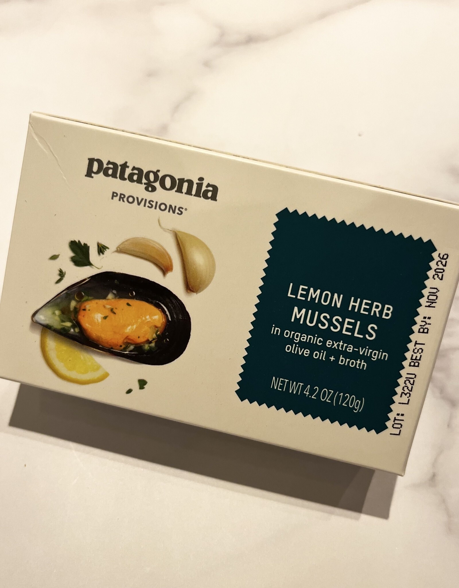 Patagonia Lemon Herb Mussels CONSERVAS