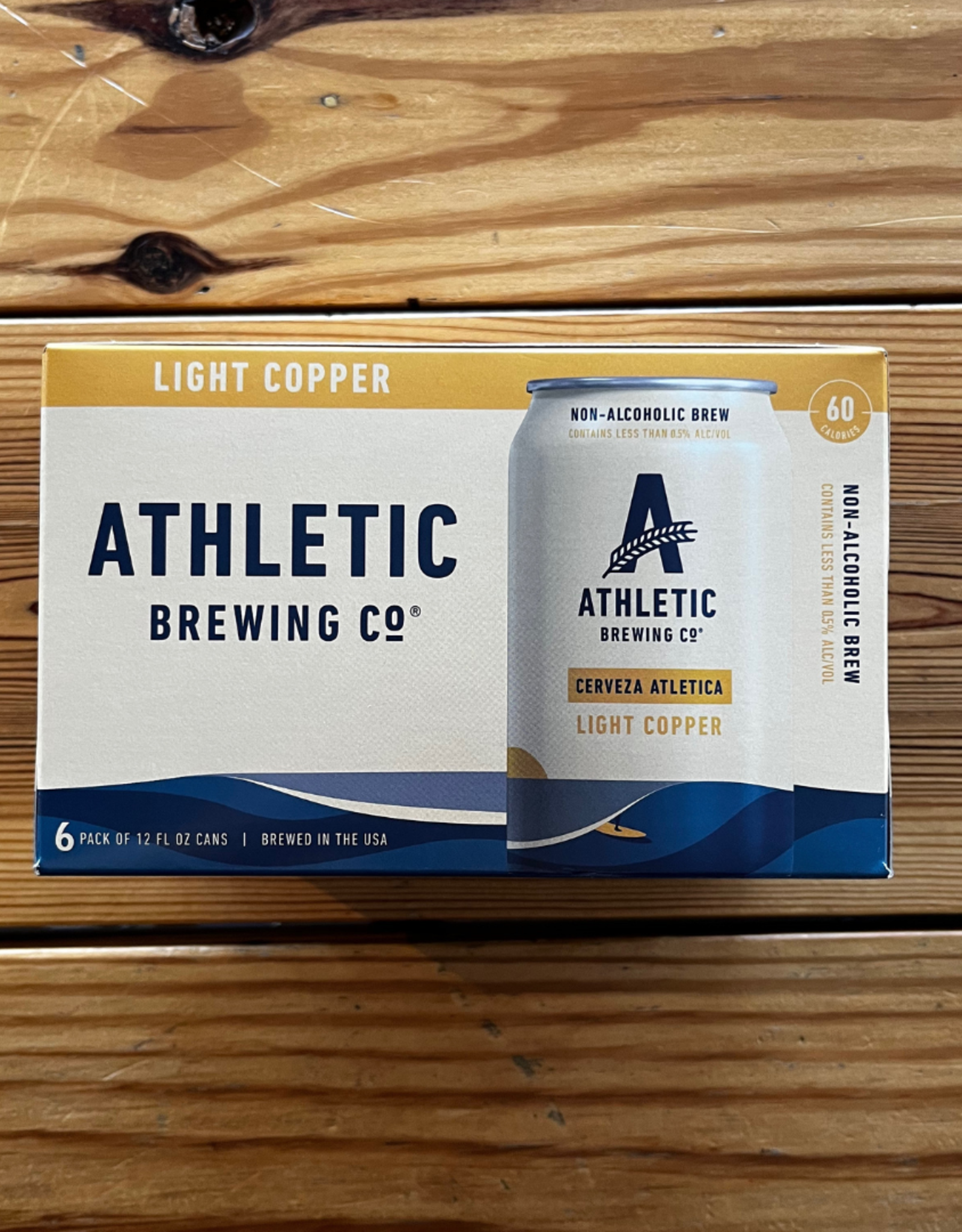 Athletic Brewing Company 6 PACK Athletic Cerveza Atletica Non-Alcoholic Mexican-Style Lager