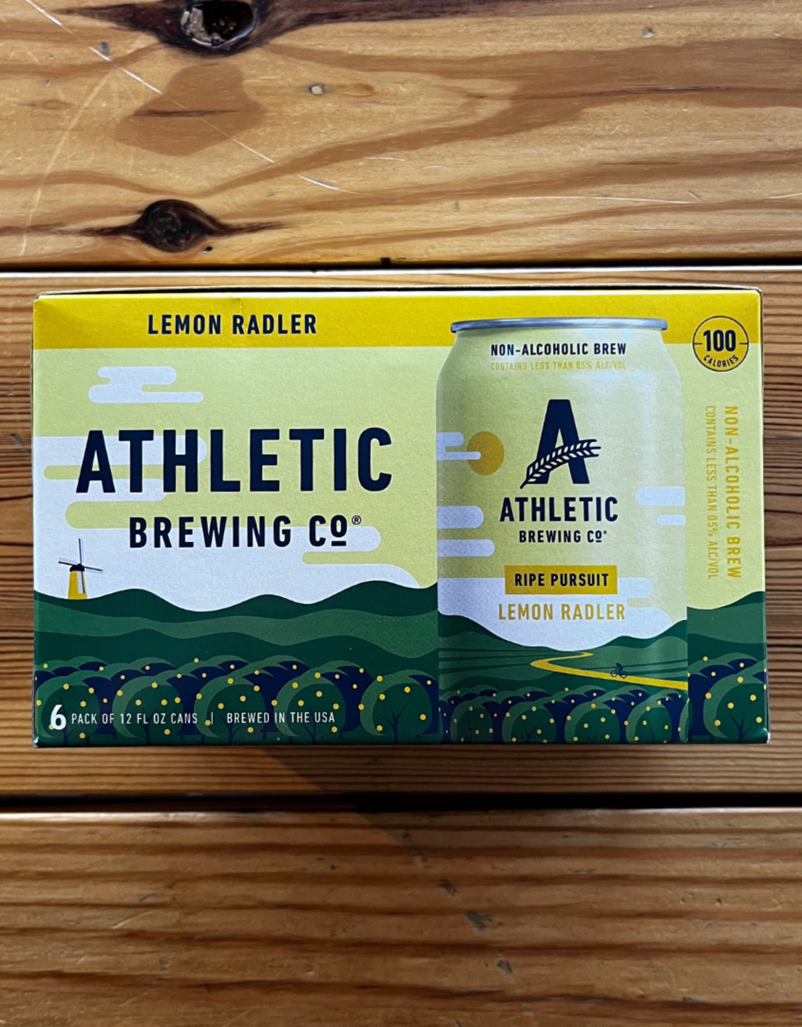 Athletic Brewing Company 6 PACK Athletic Ripe Pursuit Non-Alcoholic Lemon Radler