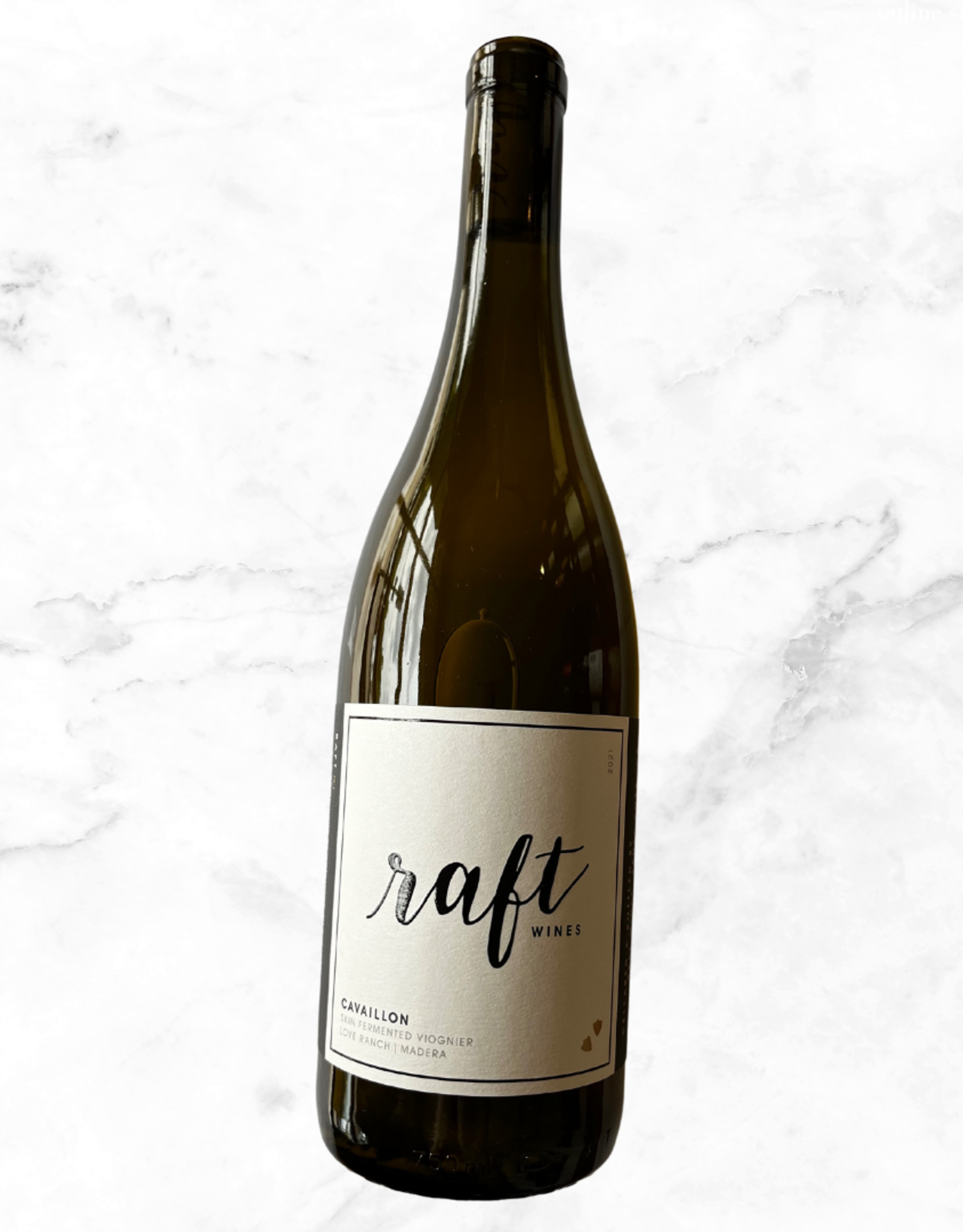Raft Wines "Cavaillon," Love Ranch, Madera, Central Valley, California (100% Viognier) ORANGE