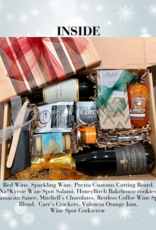 Large Holiday Basket Two Bottles, Snacks & Accessories (French Red & French Sparkling)