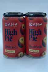 4 PACK Marz Brewing High Pie Shrub Soda 25mg THC