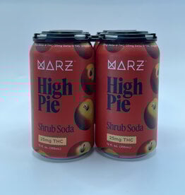 4 PACK Marz Brewing High Pie Shrub Soda 25mg THC