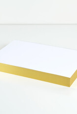 Large Memo Pad, Gold-Foiled Edge