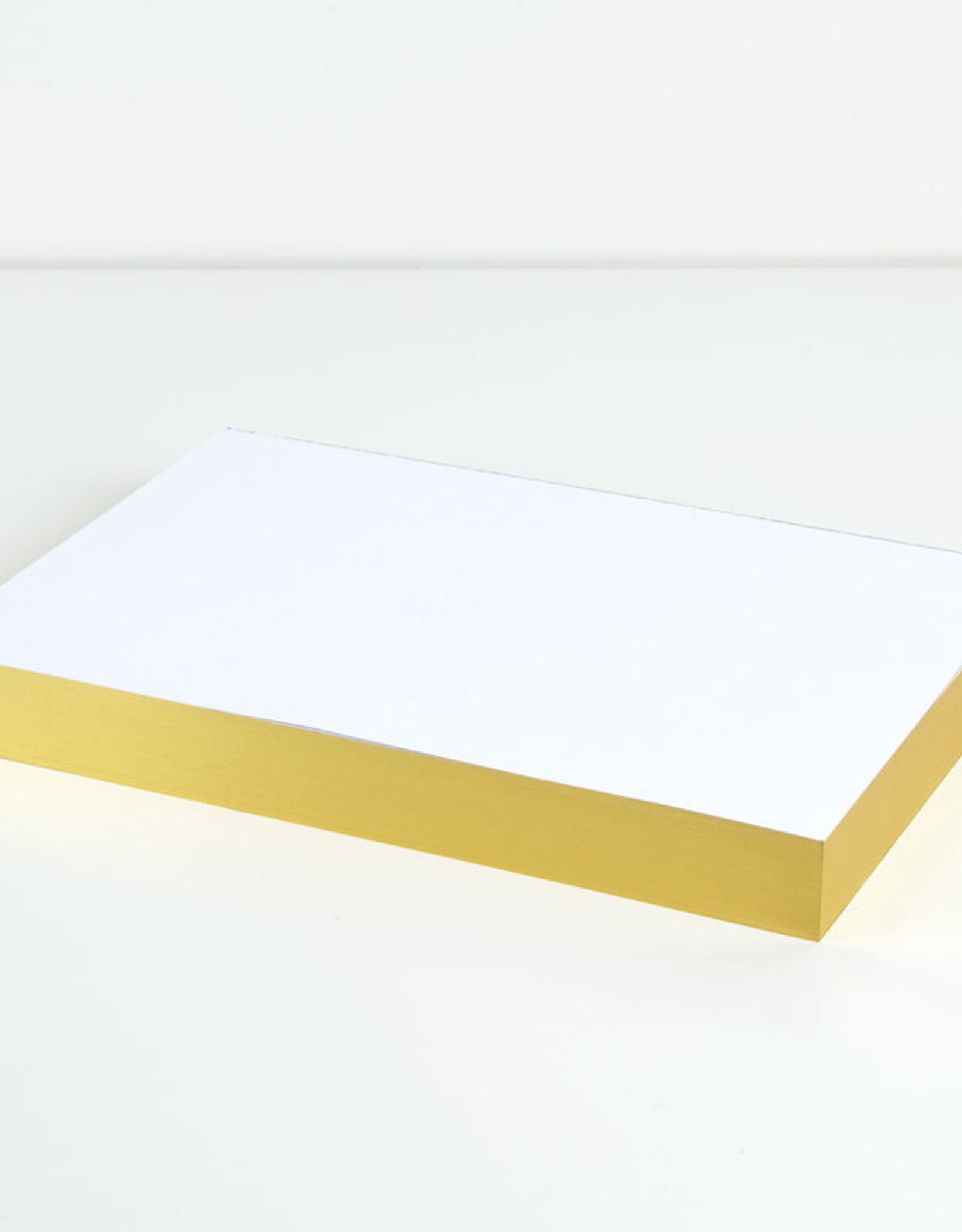 Large Memo Pad, Gold-Foiled Edge