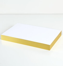 Large Memo Pad, Gold-Foiled Edge