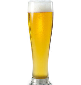 Pilsner Glass w/ Italian Pewter Base