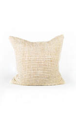White Ribbed Textured Pillow, Chile 26x26