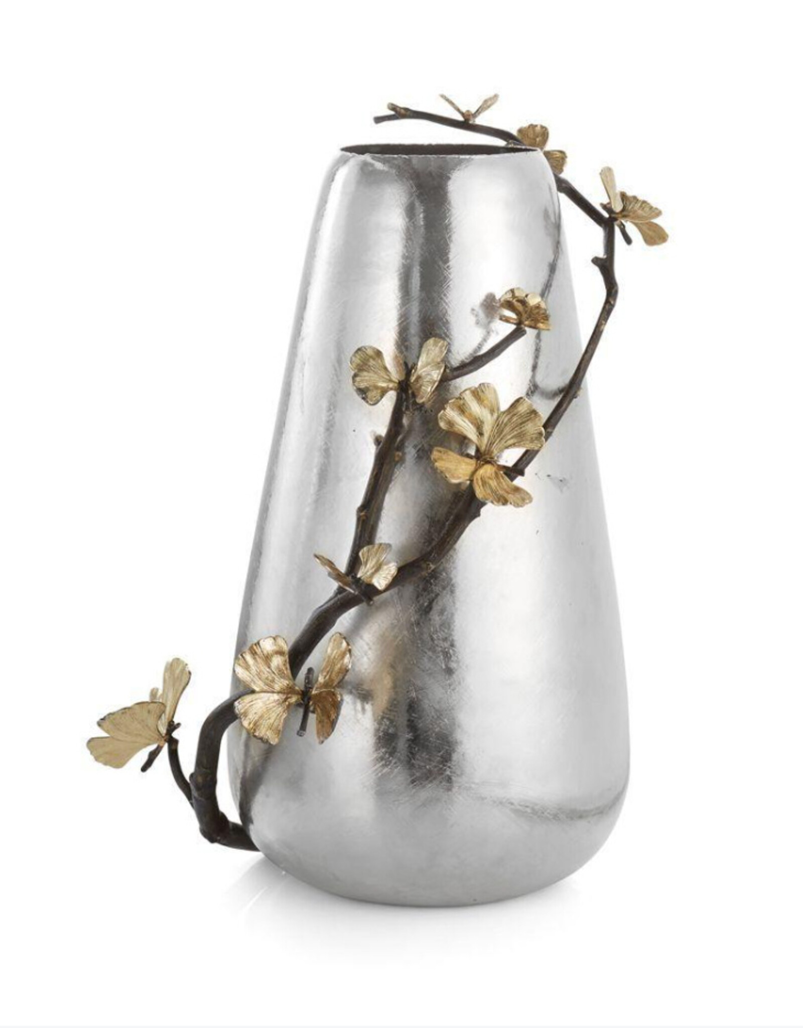 Butterfly Ginkgo Centerpiece Vase