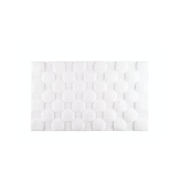 Aura White Bath Rug 20x31